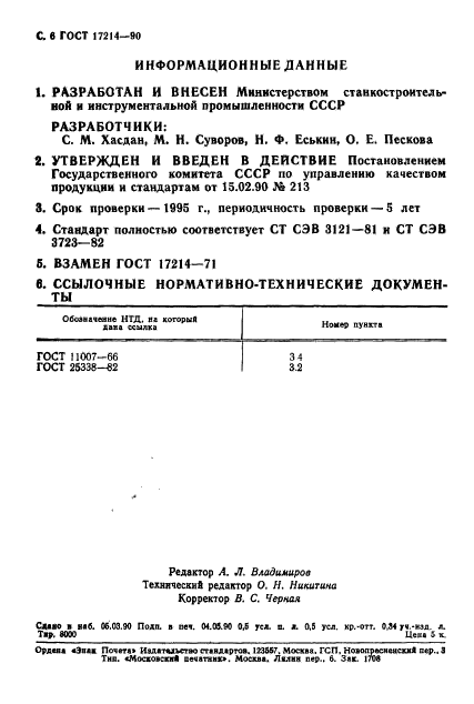 ГОСТ 17214-90