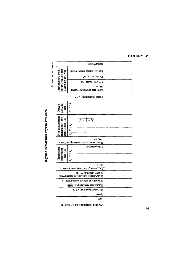 ГОСТ 20276-99