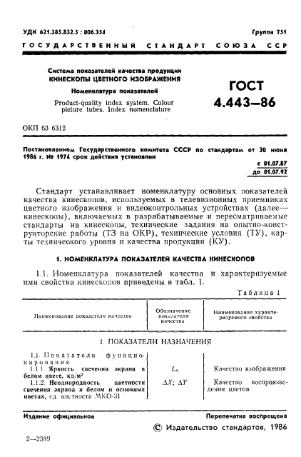 ГОСТ 4.443-86