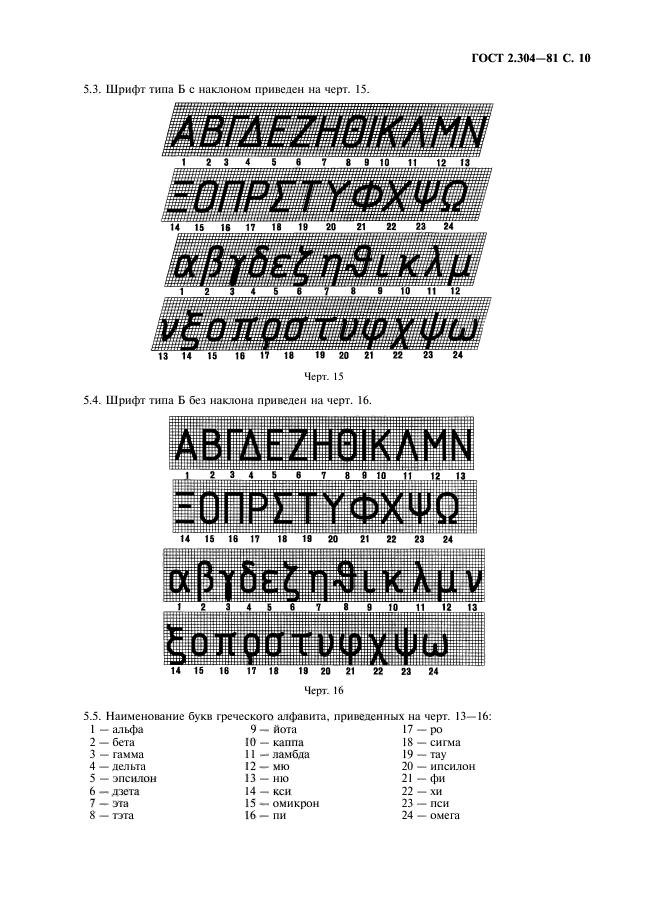 ГОСТ 2.304-81