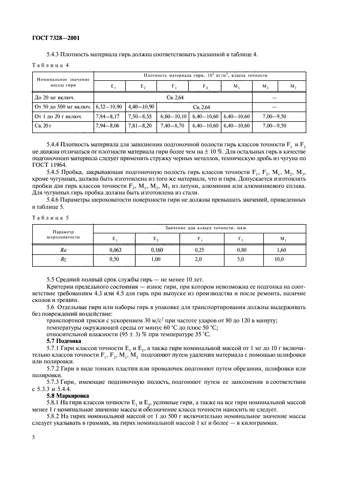 ГОСТ 7328-2001