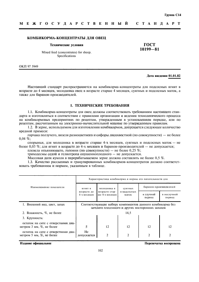 ГОСТ 10199-81