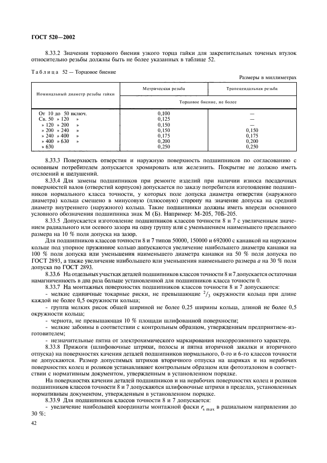 ГОСТ 520-2002