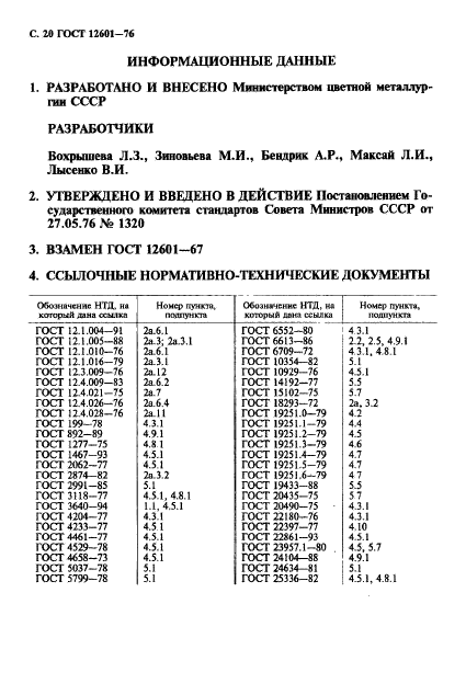 ГОСТ 12601-76