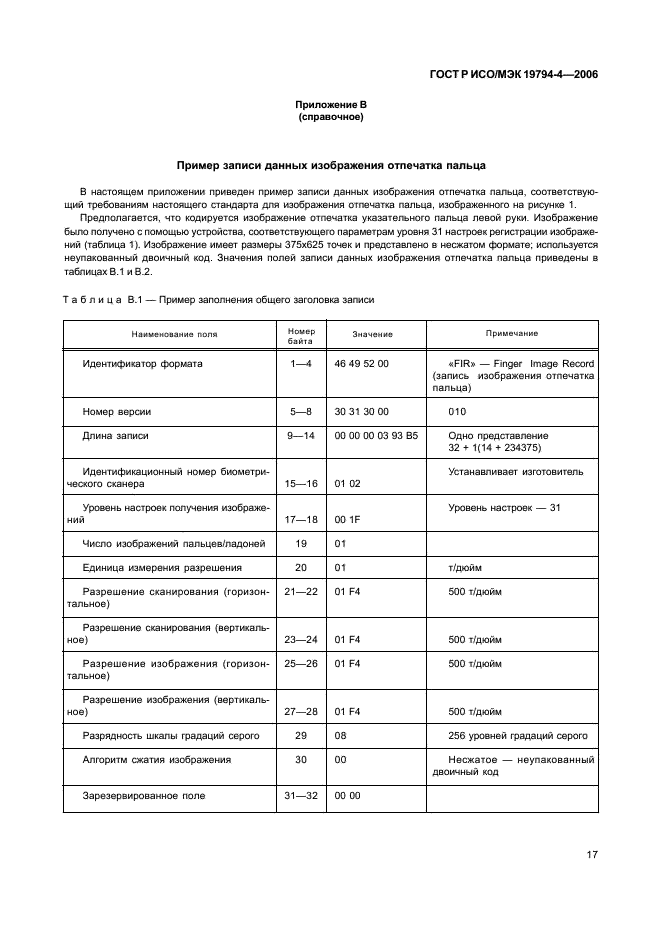 ГОСТ Р ИСО/МЭК 19794-4-2006