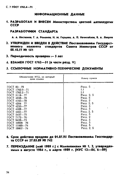 ГОСТ 1762.4-71