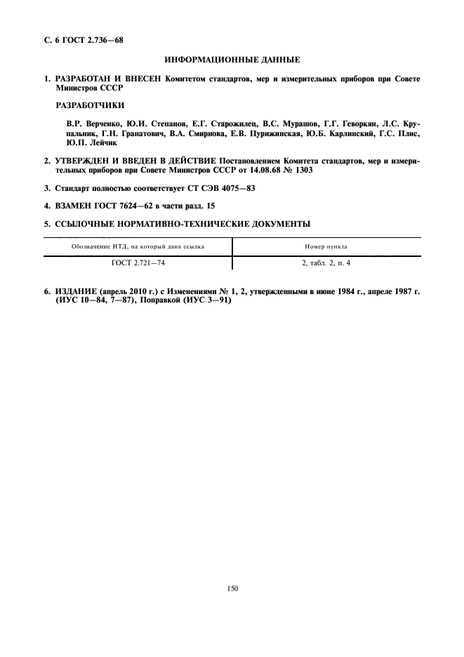 ГОСТ 2.736-68