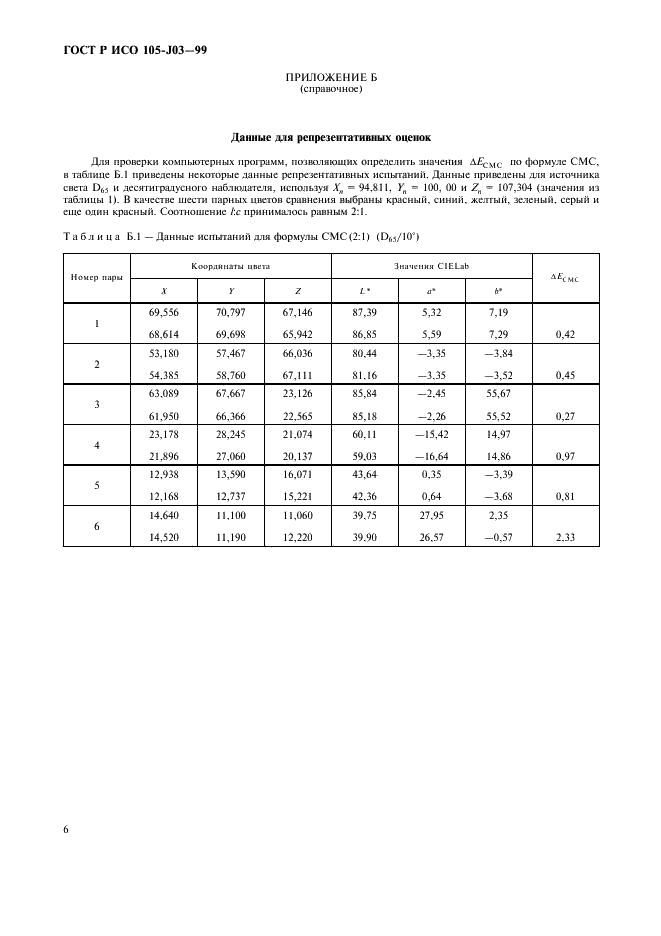 ГОСТ Р ИСО 105-J03-99