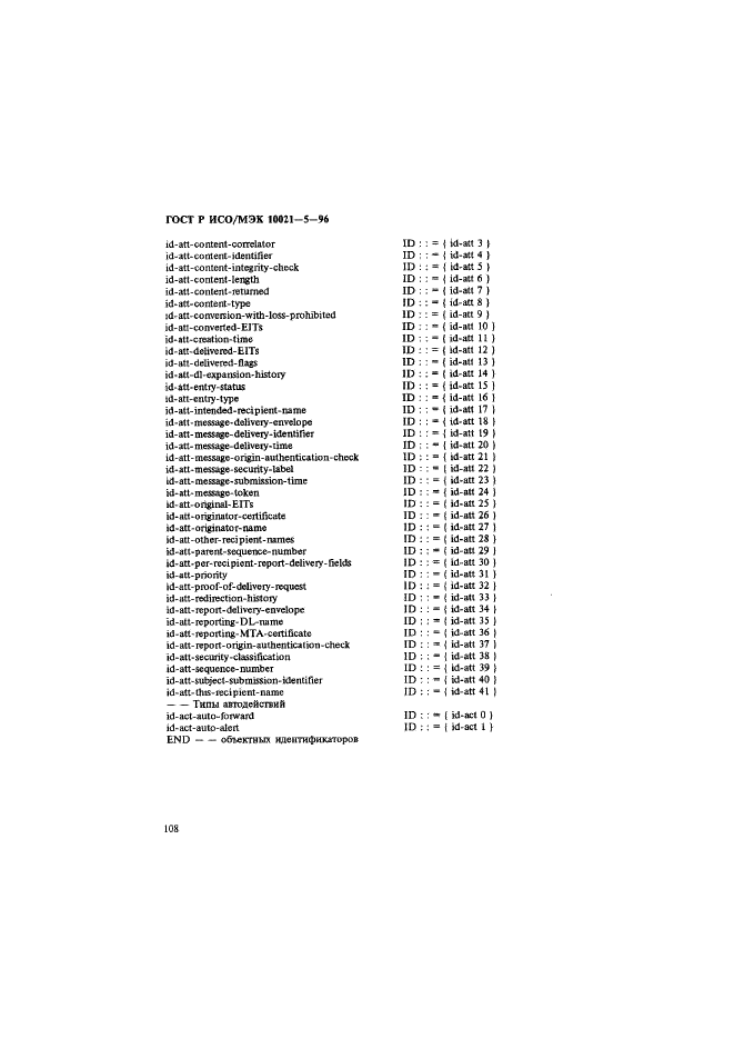 ГОСТ Р ИСО/МЭК 10021-5-96