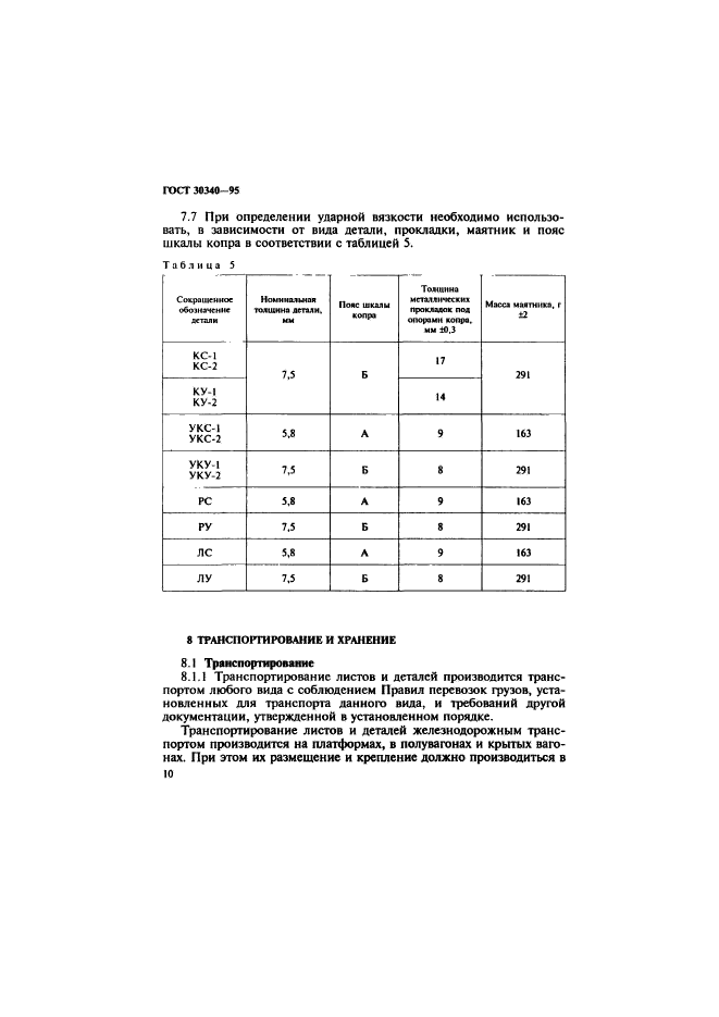 ГОСТ 30340-95