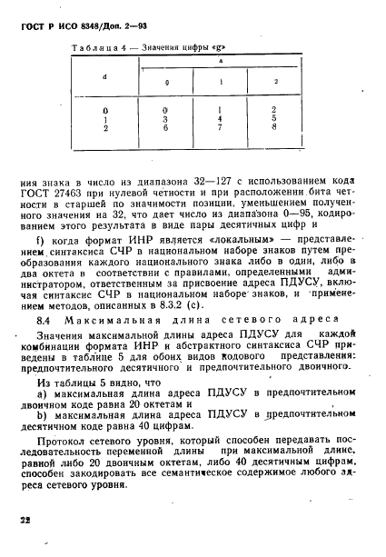 ГОСТ Р ИСО 8348/Доп. 2-93