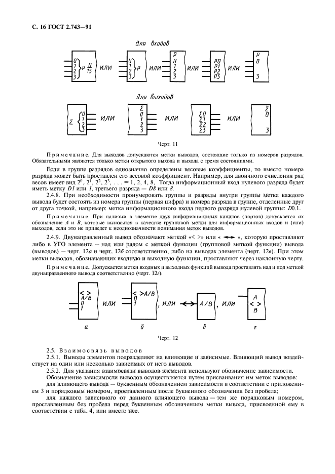 ГОСТ 2.743-91