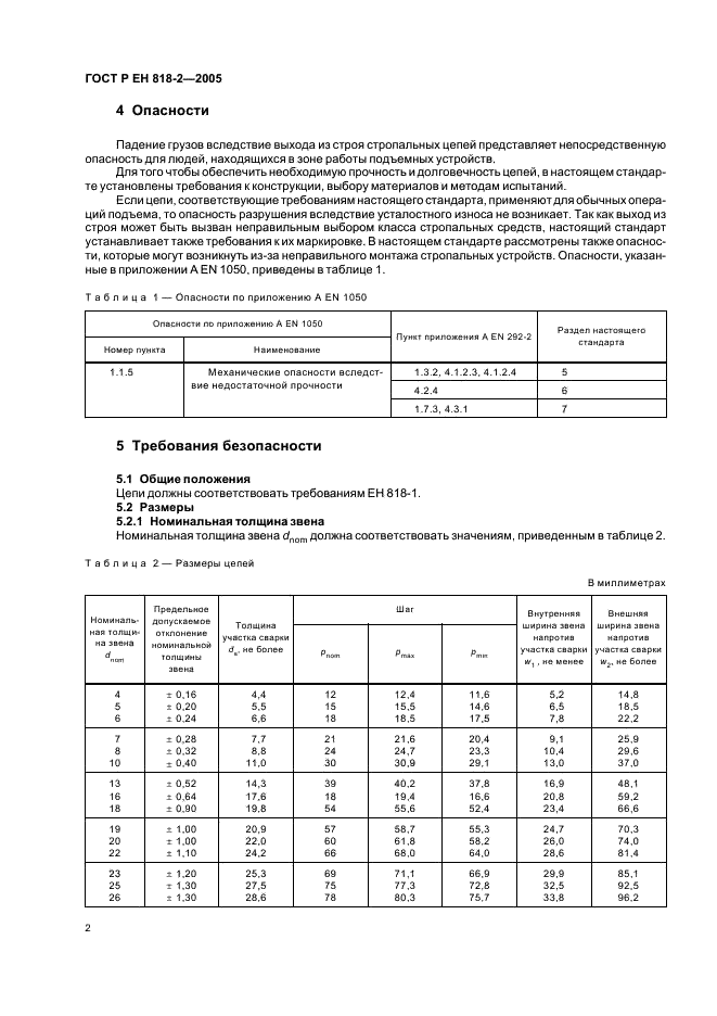 ГОСТ Р ЕН 818-2-2005