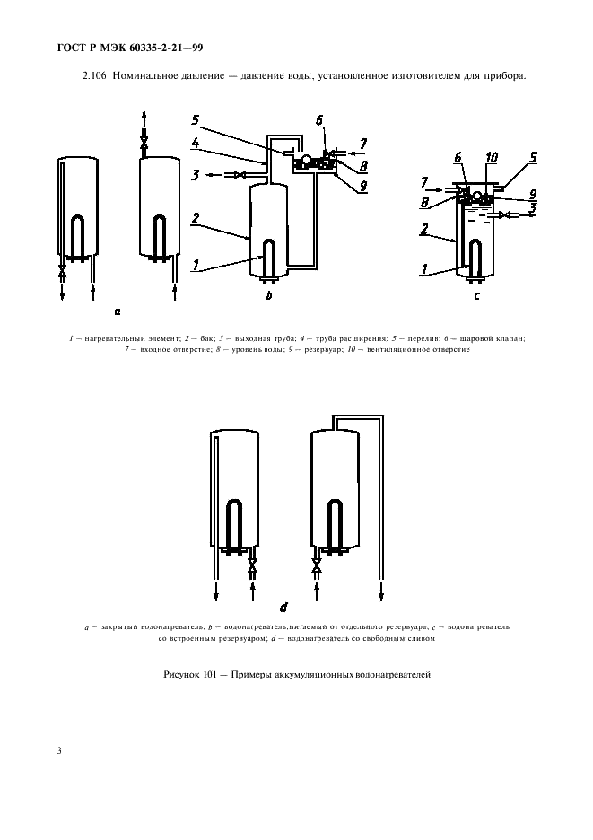 ГОСТ Р МЭК 60335-2-21-99