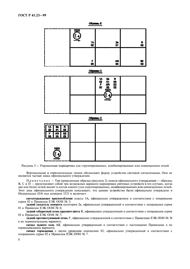 ГОСТ Р 41.23-99