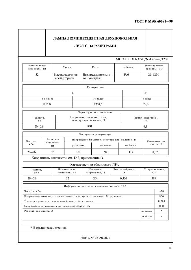 ГОСТ Р МЭК 60081-99