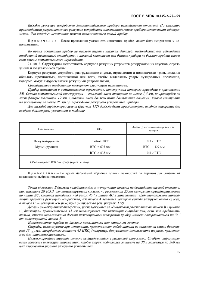 ГОСТ Р МЭК 60335-2-77-99