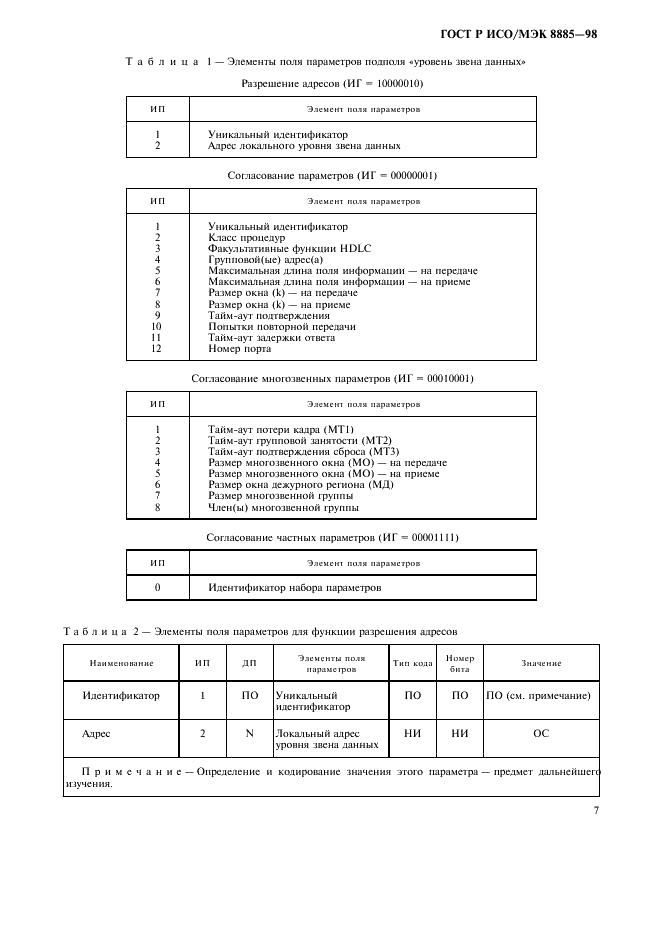 ГОСТ Р ИСО/МЭК 8885-98