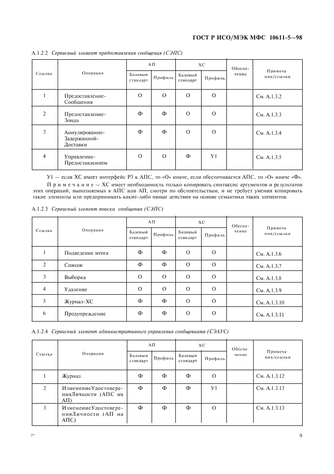 ГОСТ Р ИСО/МЭК МФС 10611-5-98