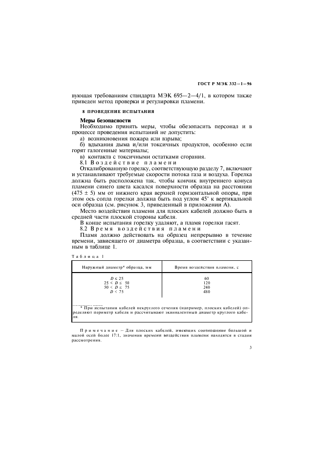 ГОСТ Р МЭК 332-1-96