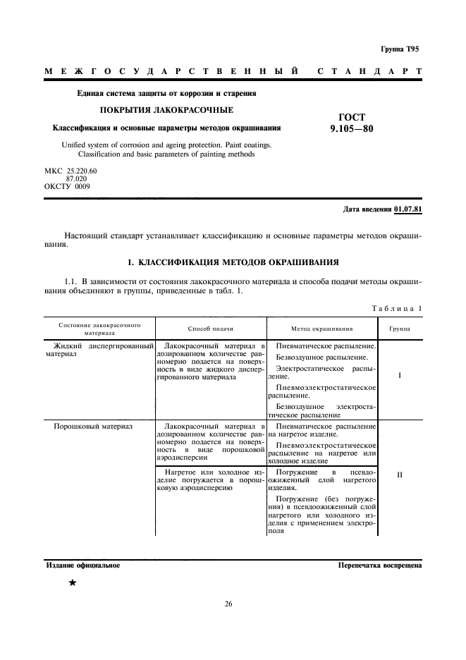 ГОСТ 9.105-80