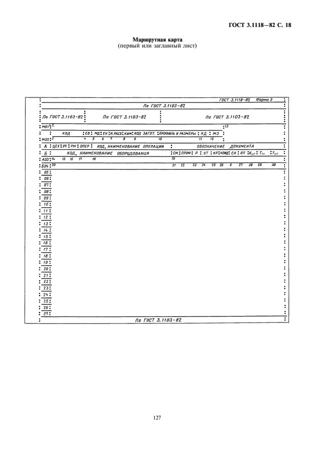 ГОСТ 3.1118-82