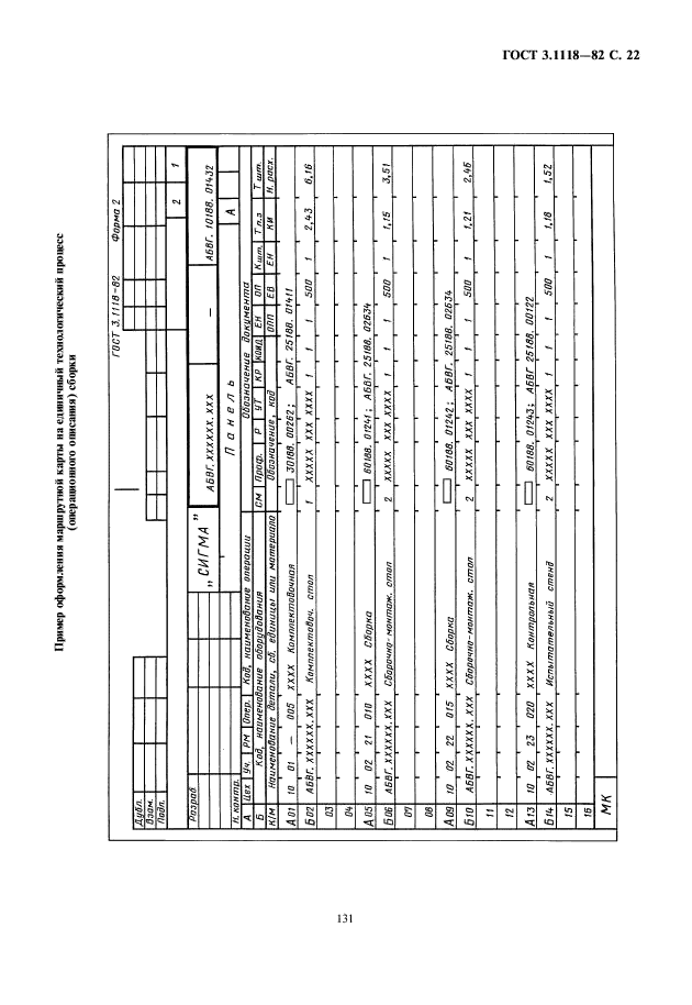 ГОСТ 3.1118-82