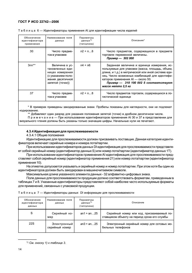 ГОСТ Р ИСО 22742-2006