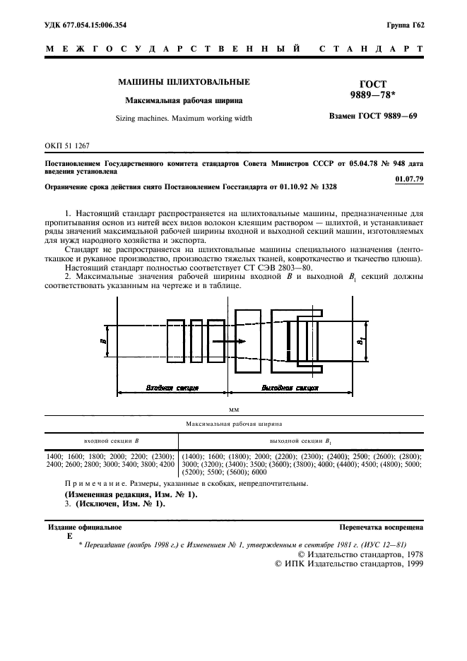 ГОСТ 9889-78