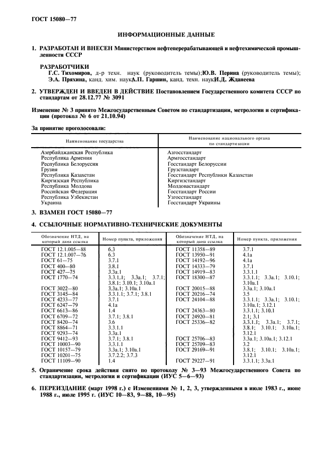 ГОСТ 15080-77