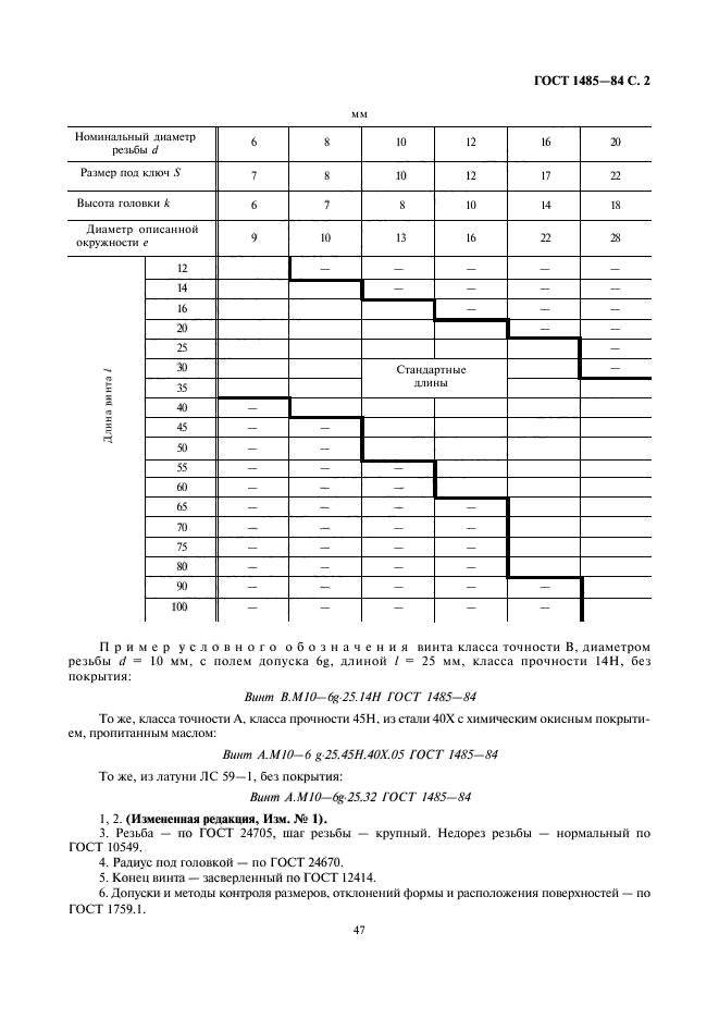 ГОСТ 1485-84