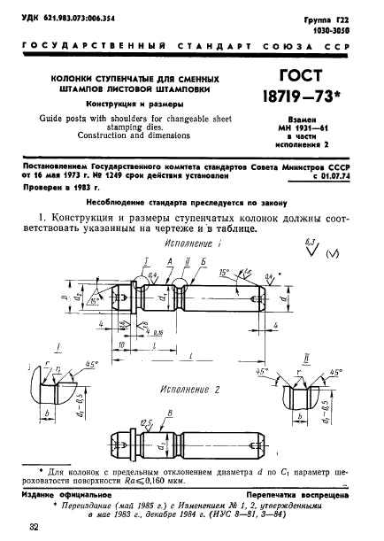 ГОСТ 18719-73