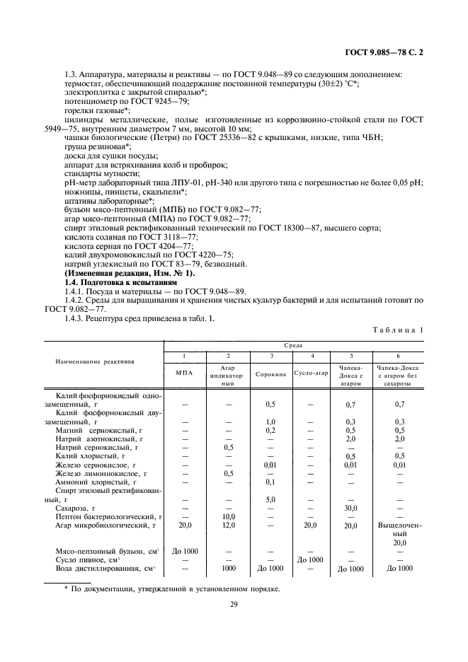 ГОСТ 9.085-78