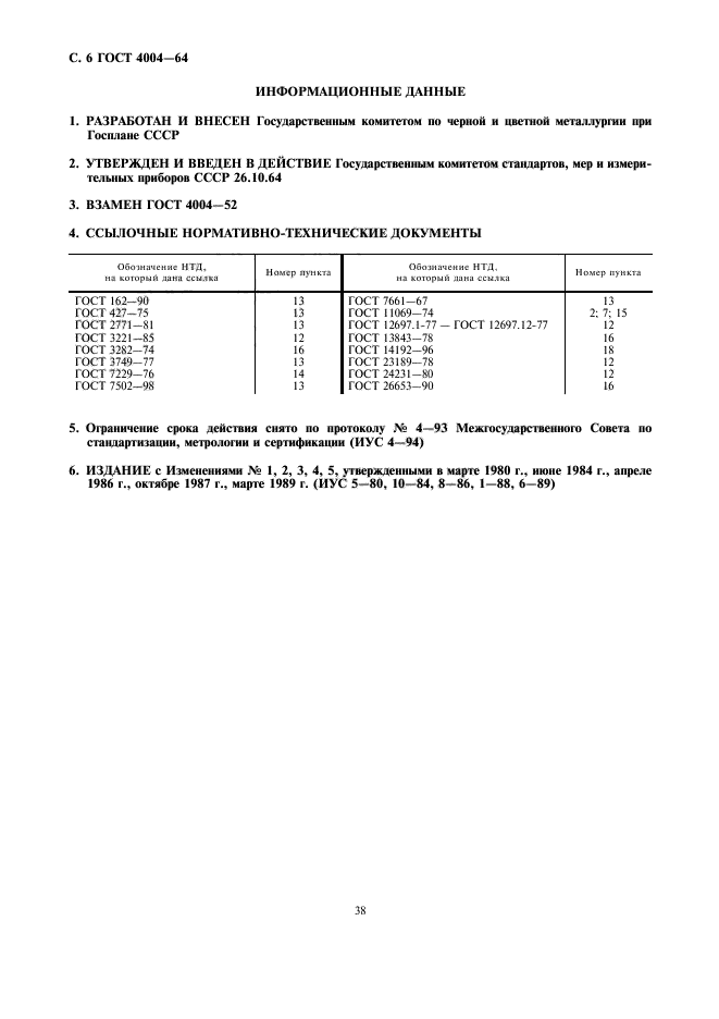 ГОСТ 4004-64