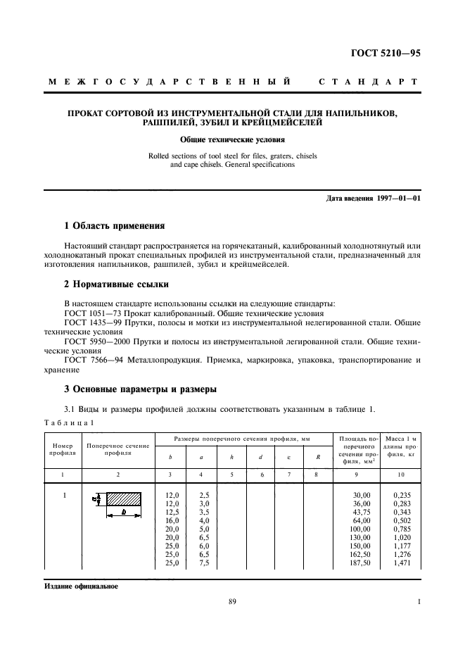 ГОСТ 5210-95