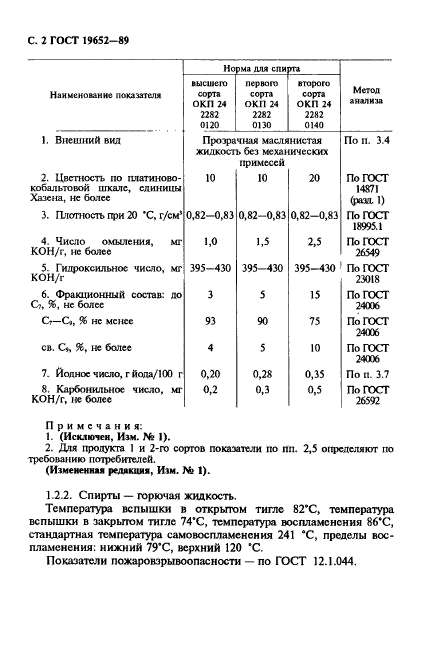 ГОСТ 19652-89