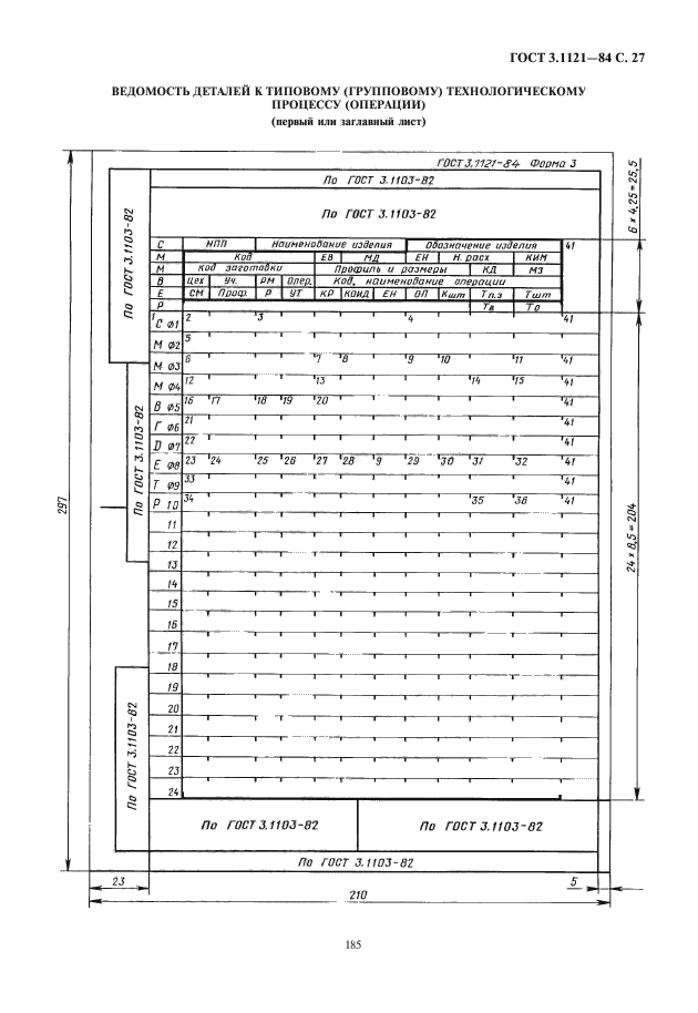 ГОСТ 3.1121-84