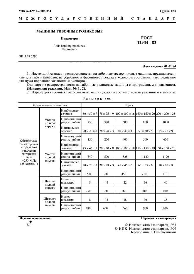 ГОСТ 12934-83