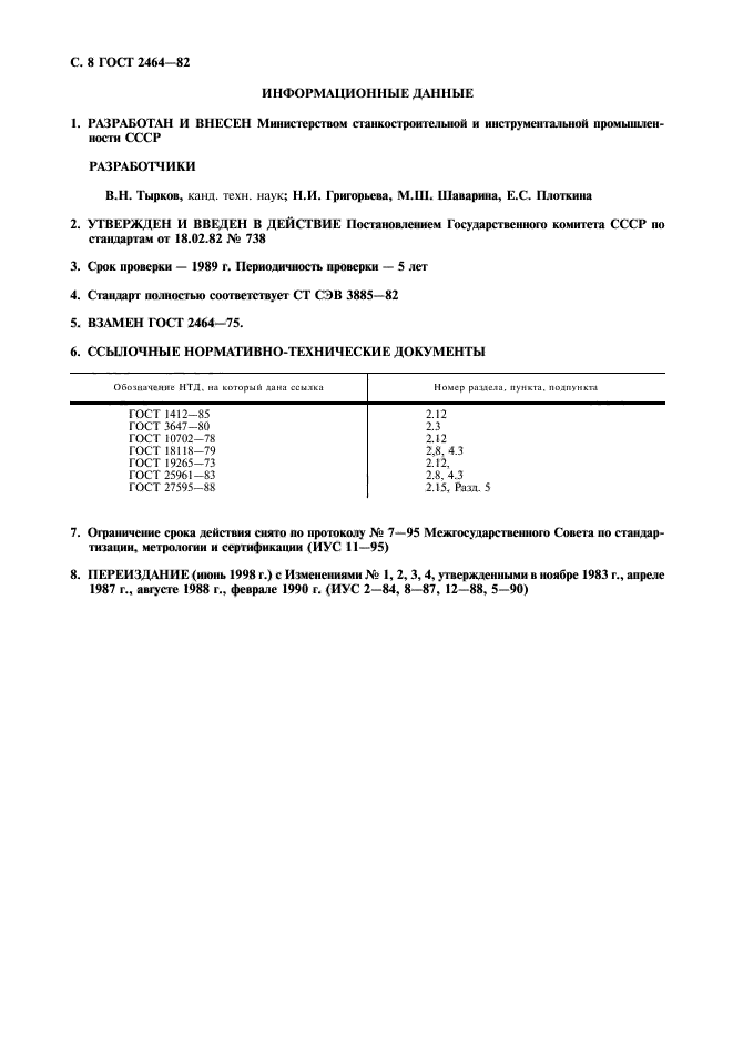 ГОСТ 2464-82