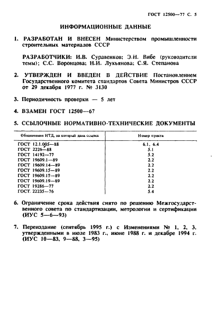 ГОСТ 12500-77