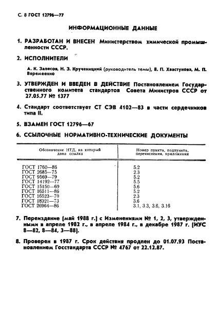 ГОСТ 12796-77