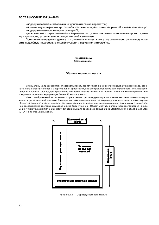 ГОСТ Р ИСО/МЭК 15419-2005