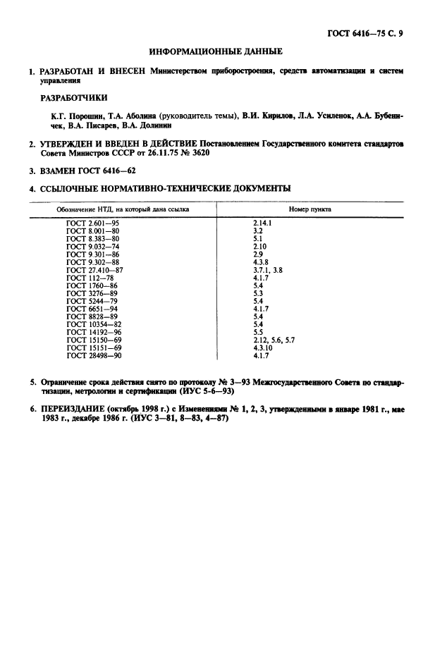 ГОСТ 6416-75