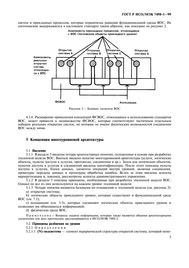 ГОСТ Р ИСО/МЭК 7498-1-99