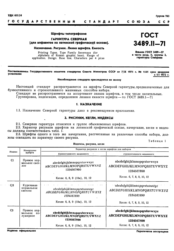 ГОСТ 3489.11-71