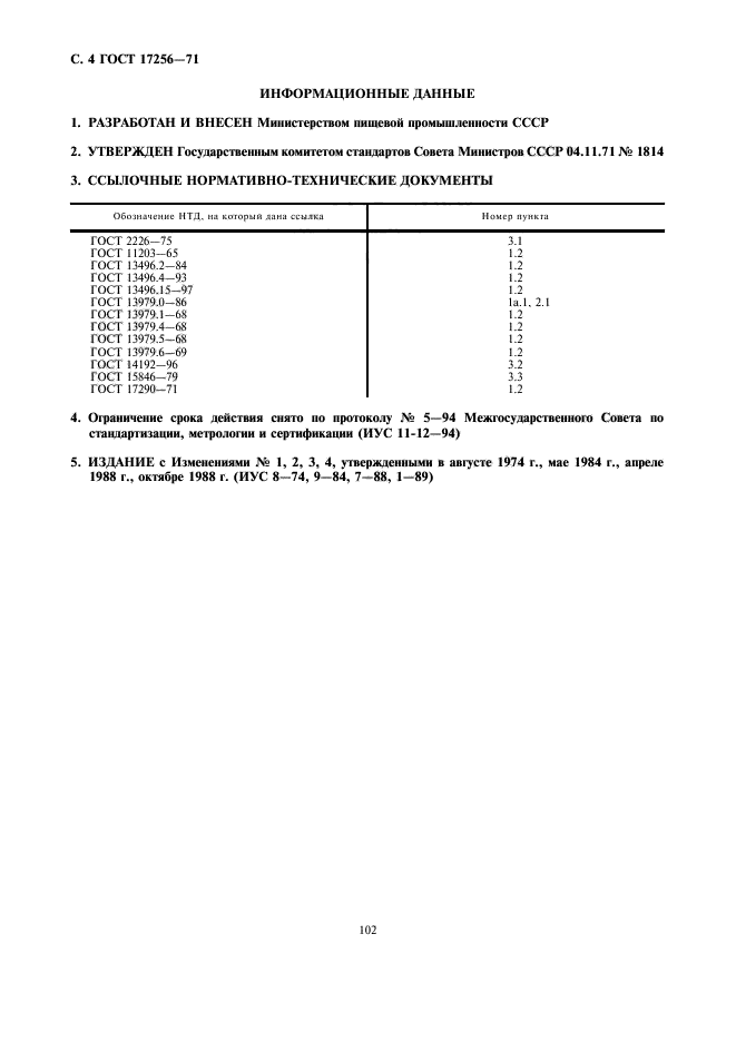 ГОСТ 17256-71