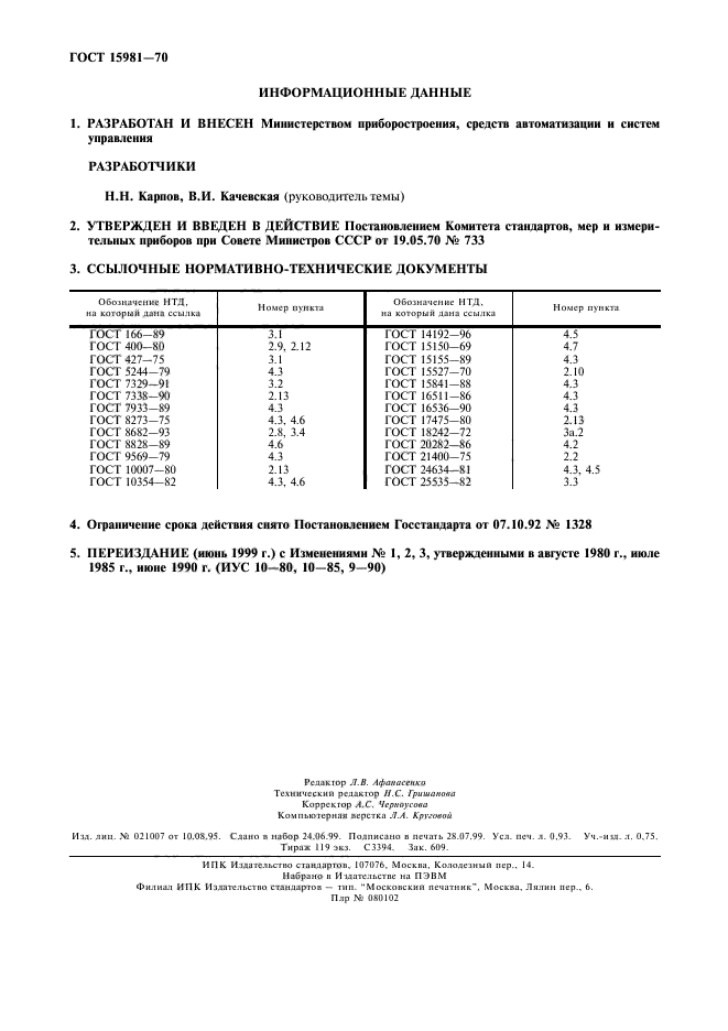 ГОСТ 15981-70