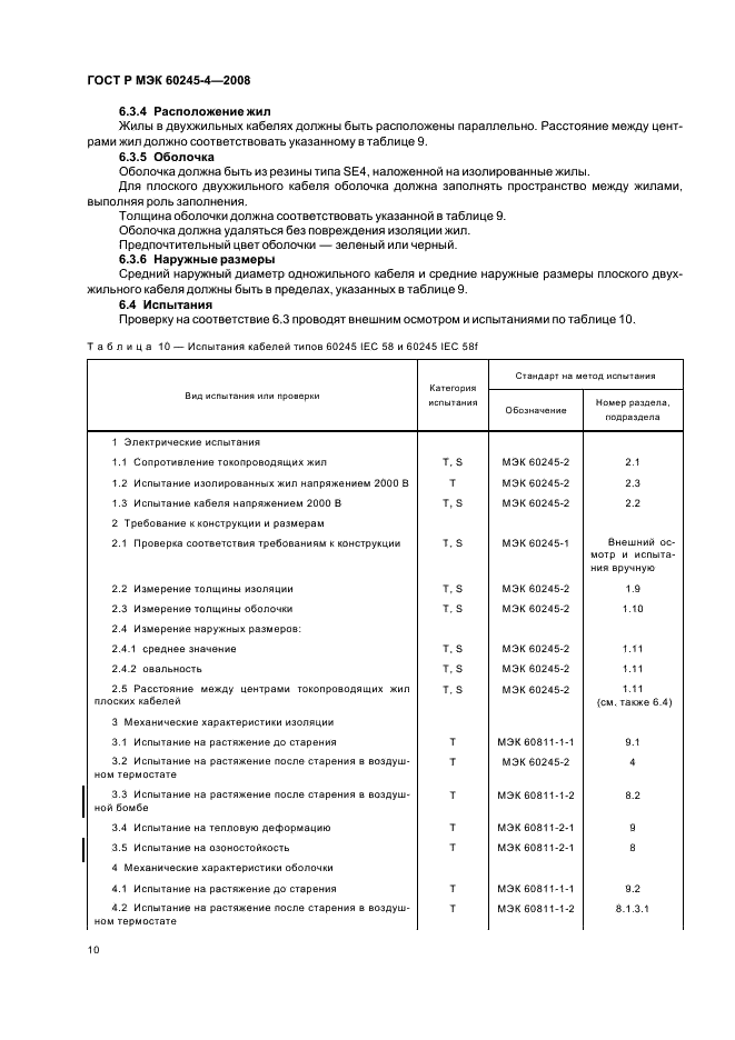 ГОСТ Р МЭК 60245-4-2008