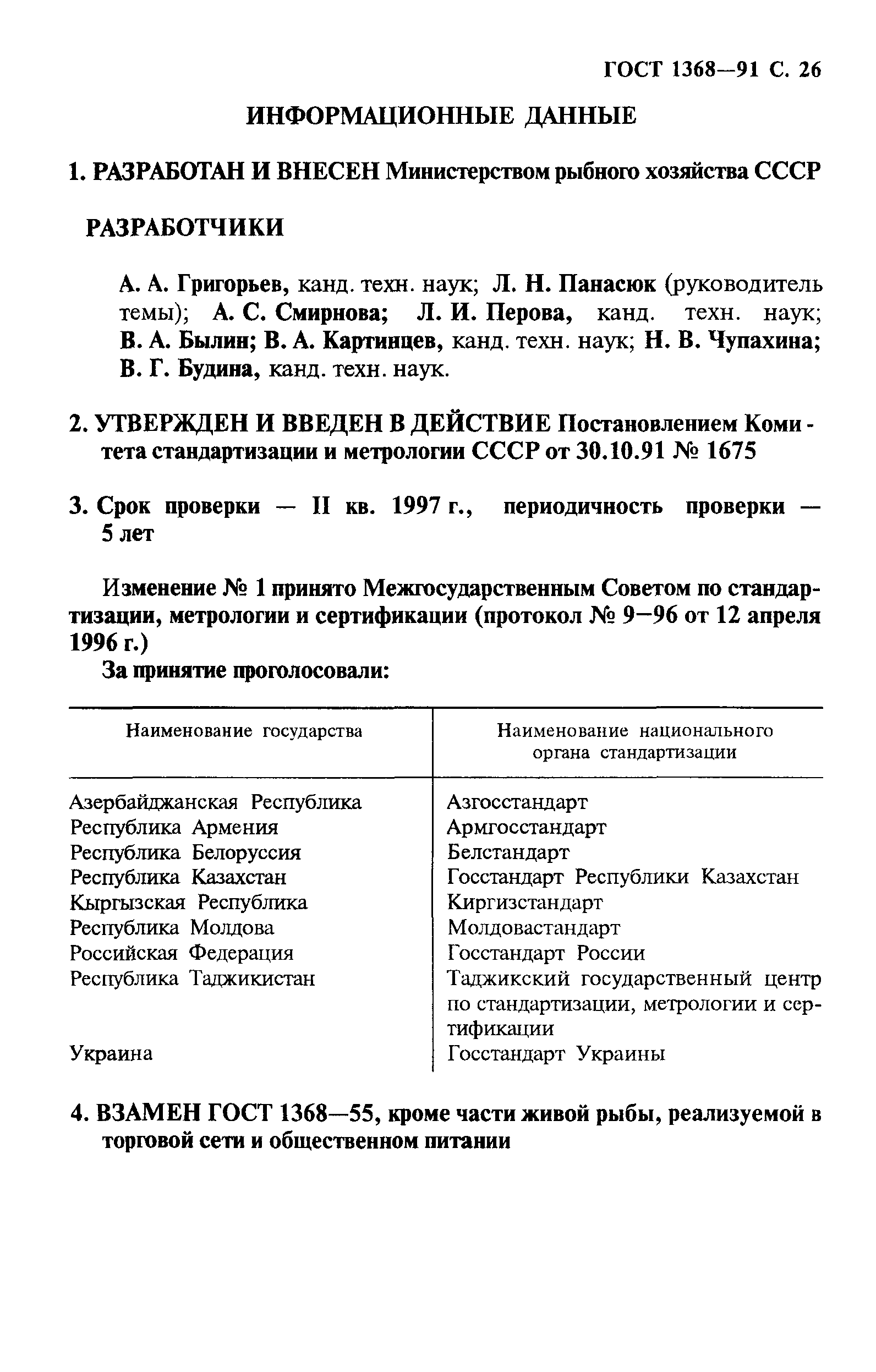 ГОСТ 1368-91