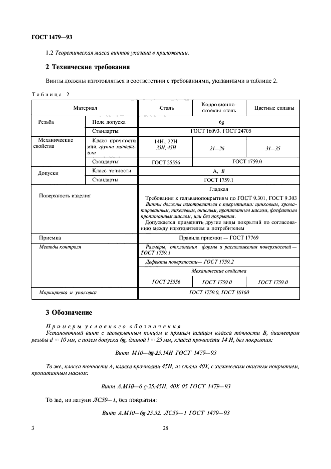 ГОСТ 1479-93